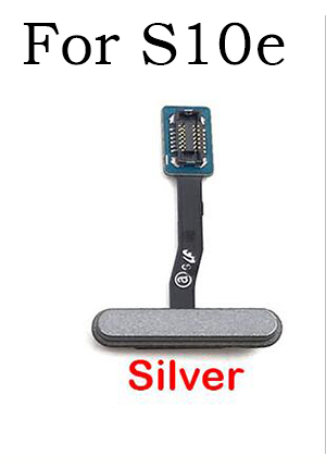 pour Samsung Galaxy S8 S9 S10e capteur d'empreintes digitales maison retour clé Menu bouton Flex ruban câble: S10e Sliver