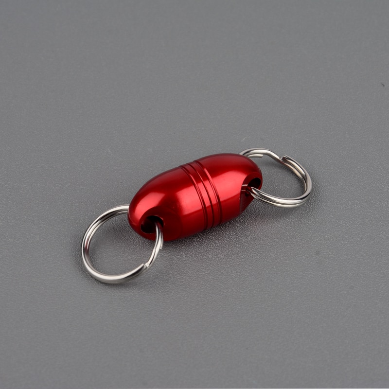 Porte-clés magnétique détachable, avec aimant puissant de 8lb, dégagement rapide, porte-clés avec corde et boucle