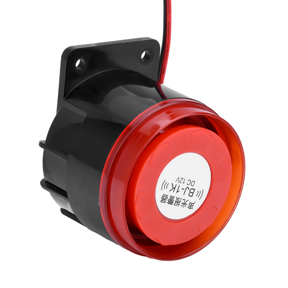 BJ-1K bedrade mini geluidsalarm sirene hoorn 12V 24V 220V hoge decibel geluid en licht elektronische zoemer anti-diefstal hoorn