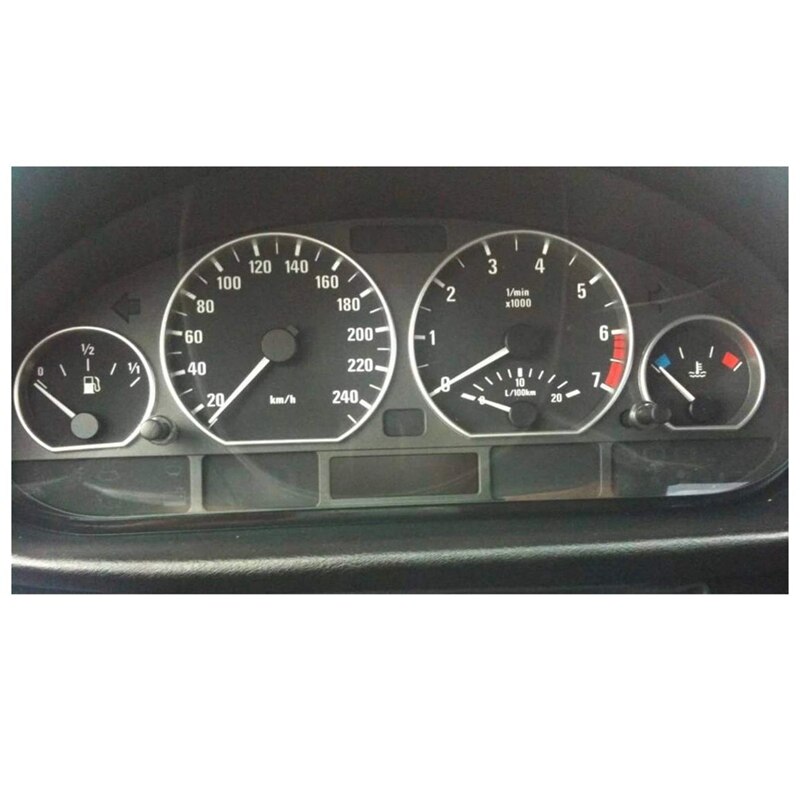 Embellecedor Interior para salpicadero de coche, accesorios de embellecedor de Dial para BMW E46 M3 Serie 3