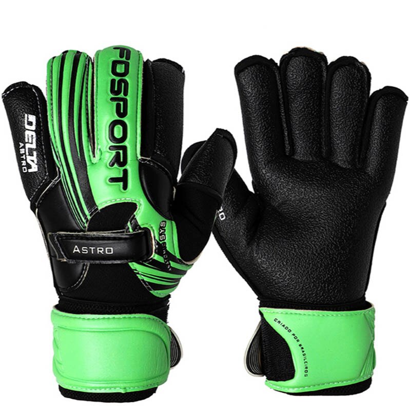 Adult Soccer Goalkeeper Gloves Finger Protection Target Thick Latex Footbal Goalkeeper Gloves Men