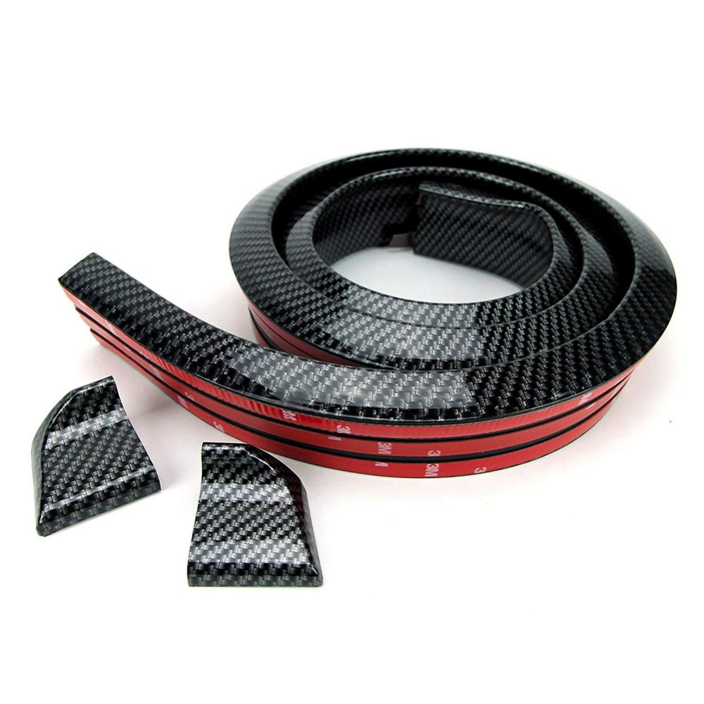 Kofferbak 3D Real Carbon Fiber Spoilers DIY Deksel Spoiler Wing Lip