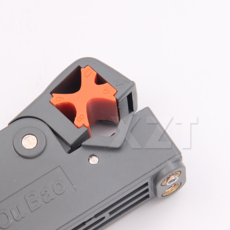 Household Tool Multifunction Rotary Coax Coaxial Cable Cutter Tool RG58 RG59 RG6 High Impact Material Wire Stripper