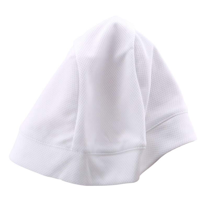 Cykling snabbtorkande andningsbart huvudskydd ridmössa vakt hatt ridning vandring utomhussport cykeltillbehör: Vit