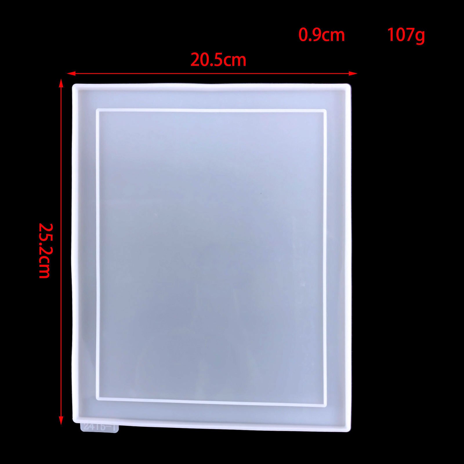 Fotolijst Diy Mold Crystal Silicone Hars Mallen Grote Vierkante Siliconen Mal Tafel Decoratie Fotolijst Handgemaakte Voor Epoxy: A