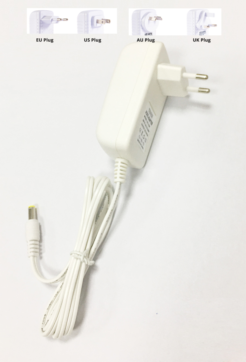 Adapter Power Supply Transformer 12V 1A 2A 3A White Body: 12V 3A / UK Plug