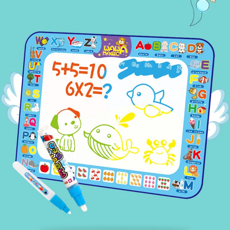 1 Set Doodle Mat Extra Large Water Drawing Doodling Mat Coloring Mat Educational Toys for Toddlers Boys Girls