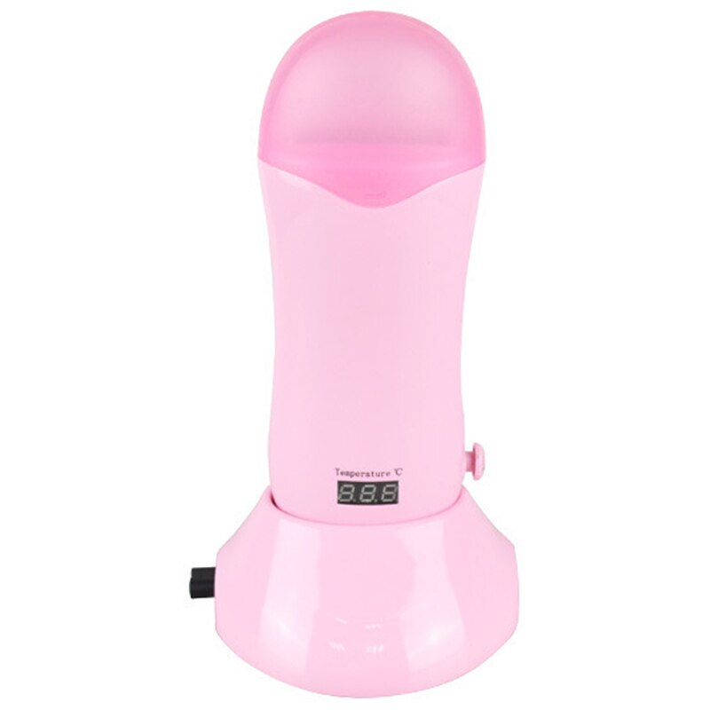 Draagbare handmatige thermostaat waxmachine elektrische waxbonenverwarmer ontharingsmachine smeltwaxmachine ontharingswaxsmelter: Roze