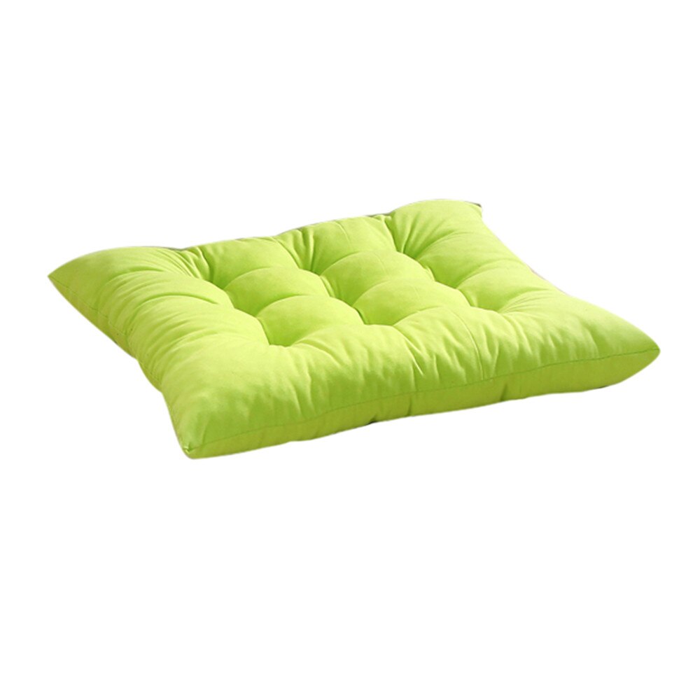 Soft Chair Cushion Square Indoor Outdoor Garden Patio Home Kitchen Office Sofa Seat cushion Buttocks Cushion Pads: Green