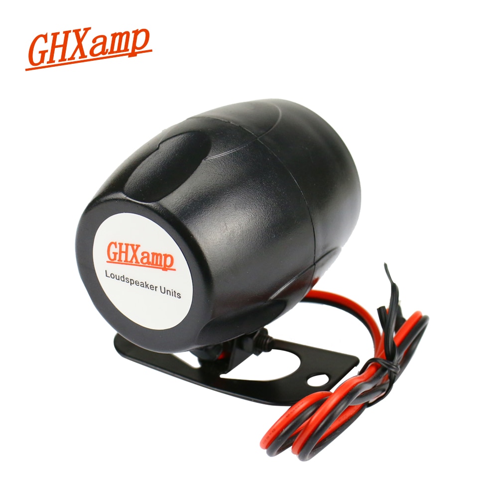 GHXAMP 12V Car Speaker Burglar Alarm Horn With Mounting Bracket 20W 6 Kinds Loud Sound Repair for Car Automobile 1pc