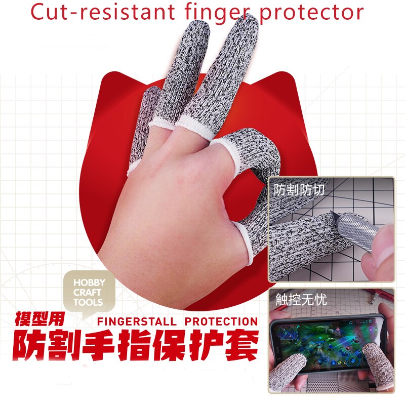 Gundam Model Anti Cutting Fingerstall Protection And Anti Cutting Breathable Finger End Protective Cover