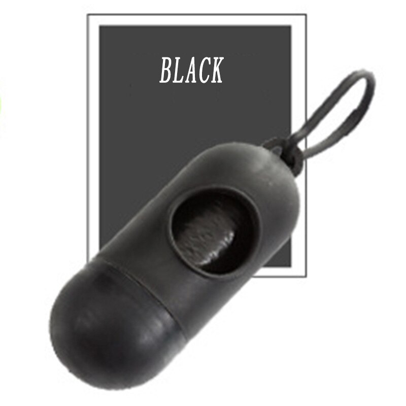 Portable Pet Dog Toy Dispenser Poop Bag Set Garbage Bags Carrier Holder Animal Waste Picker Outdoor Cleaning Tools Pet Supplies: black