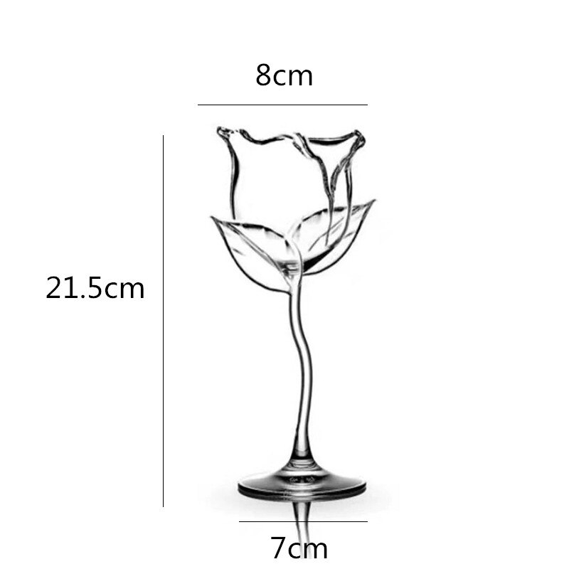 Copa de vino tinto con forma de rosa, Copas de cóctel para Bar y bebidas, herramientas de cocina, , Bar, beber, 2 uds.