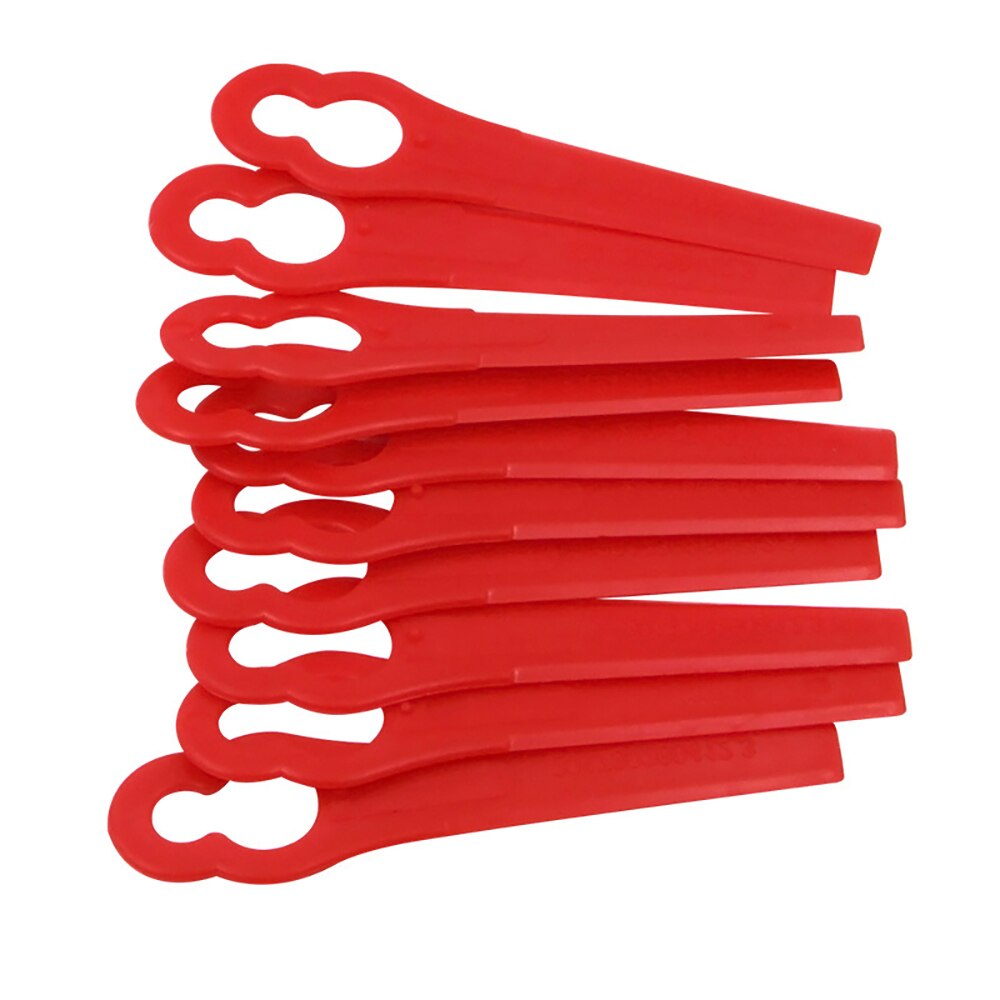 Pendentifs de lame en plastique pour débroussailleuse sans fil, 100 pièces, pour tondeuse à gazon de jardin, minuterie facile à affûter