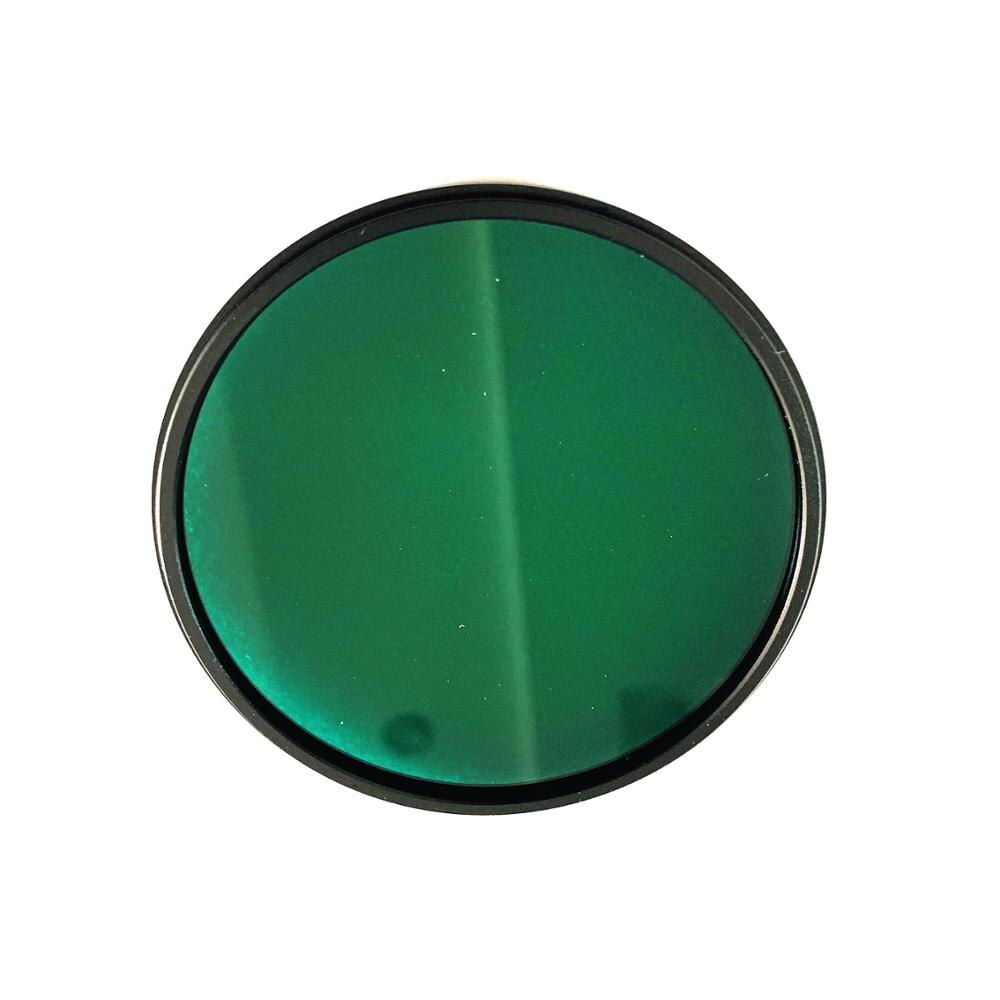 Filtre de couleur verte 77mm arrondi avec cadre métallique LB7 filtre optique