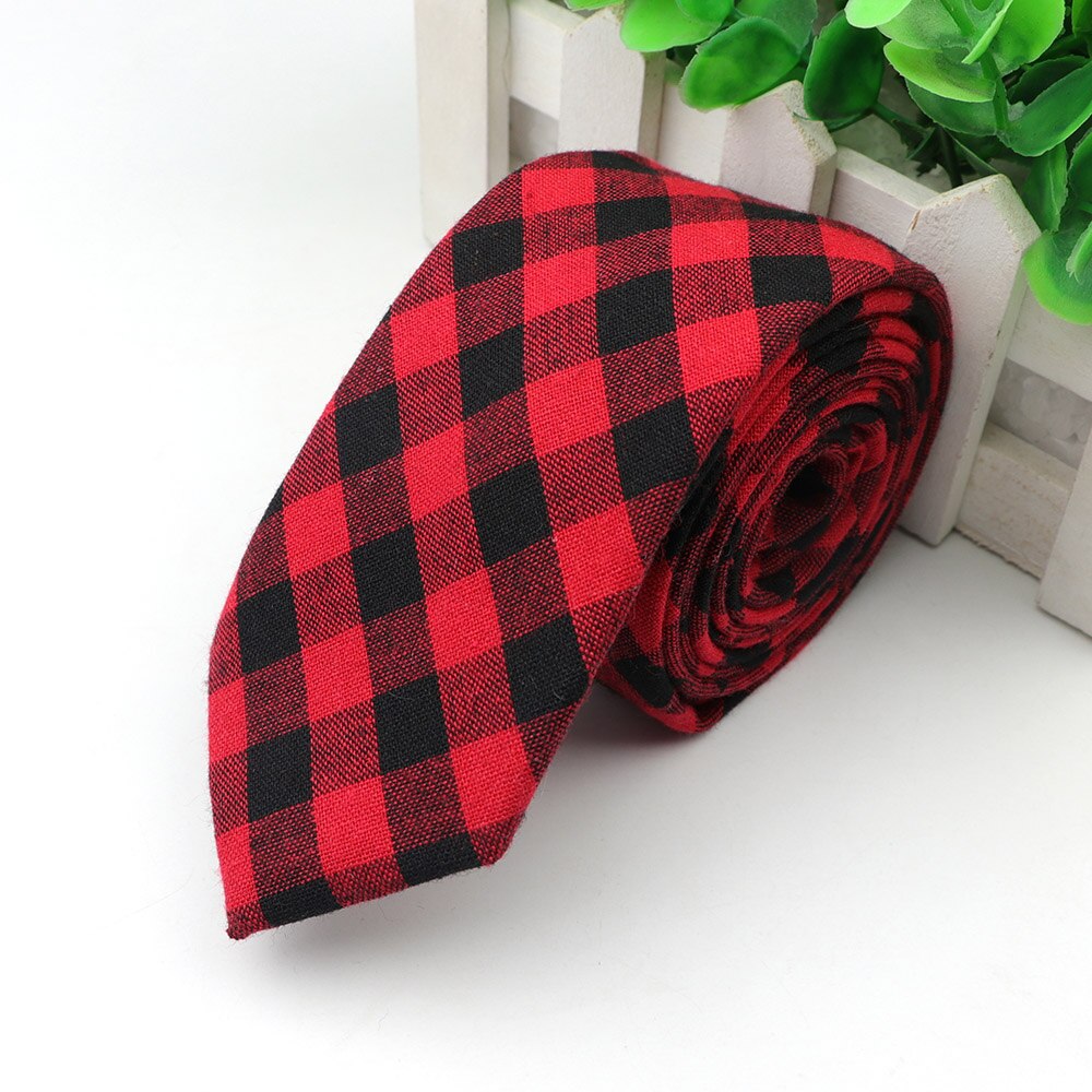 Katoen Bloemen Tie Mens 6 Cm Smalle Stropdas Paisley Plaid Bloem Voor Wedding Party Casual Accessoires: 17