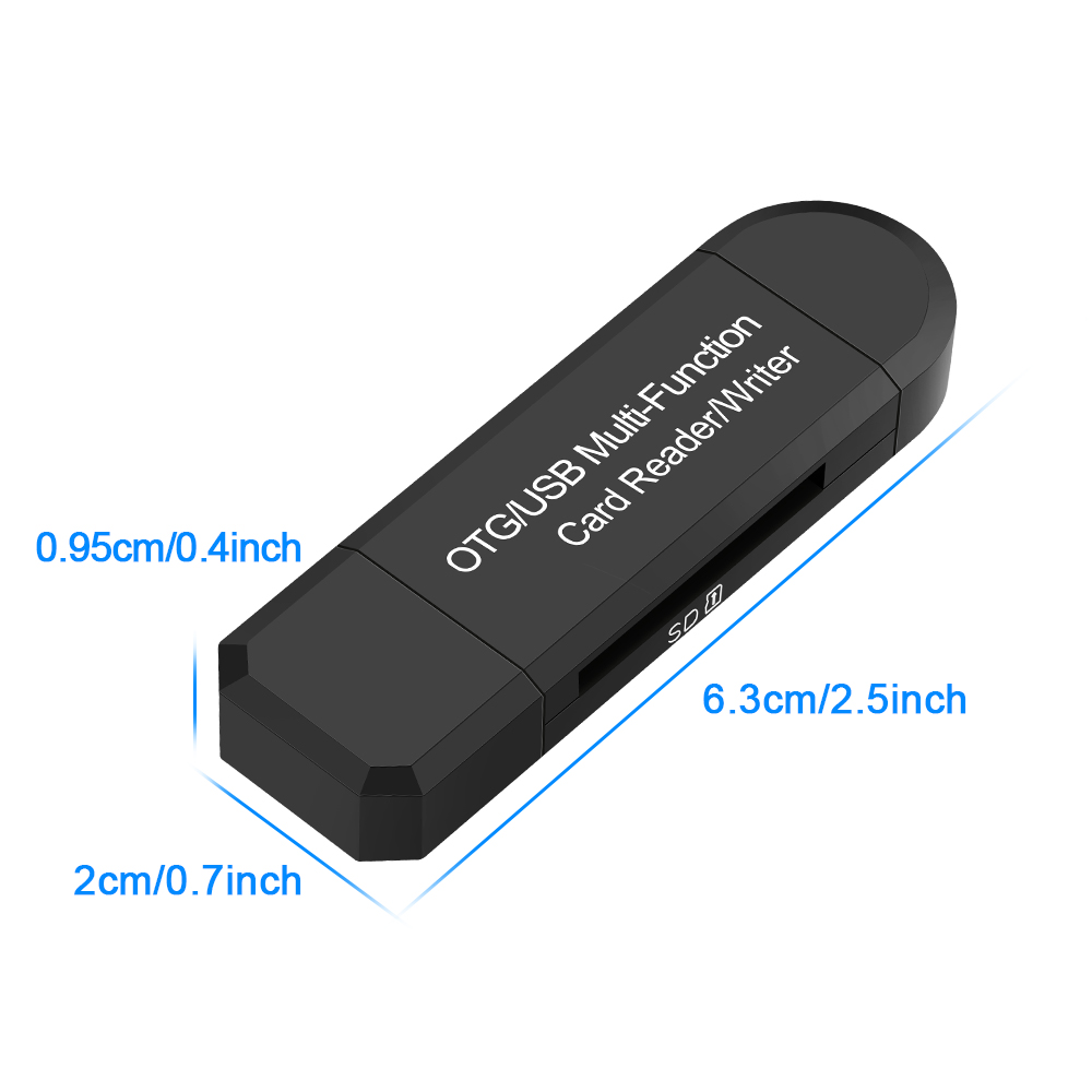 Rocketek usb 2.0 memory card reader OTG android adapter cardreader for micro SD/TF microsd readers laptop computer