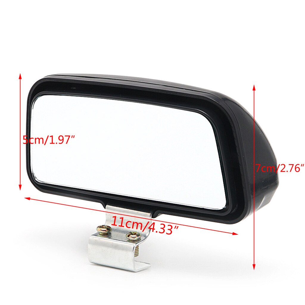 Espejo retrovisor para coche, camión, universal, ajustable, ángulo amplio, 11x7cm, accesorios para coche 1 unidad