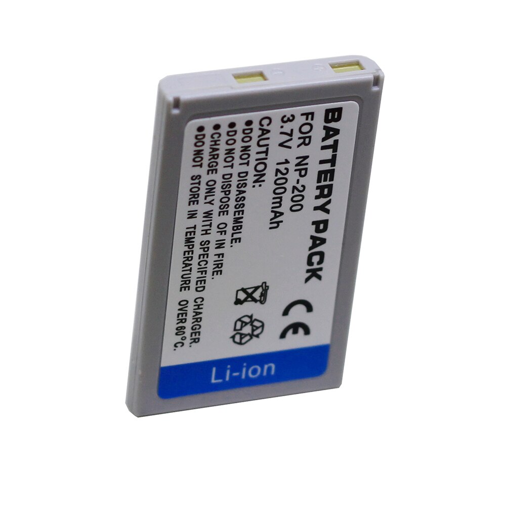 3Pcs 1200mAh NP-200 NP200 lithium batteries NP 200 Digital Camera Battery NP 200 For KonicaMinolta DiMAGE Xg X Xi Xt X20 X21