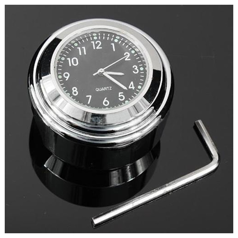 7/8 "1" Universal Motorcycle Fietsstuur Mount Dial Klok Waterdicht