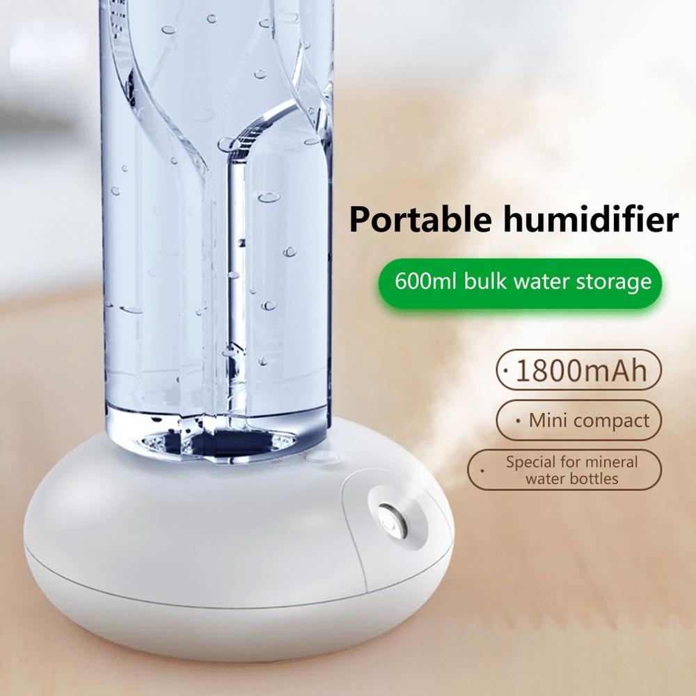 Mini draagbare luchtbevochtiger reis usb batterij aangedreven persoonlijke luchtbevochtiger kamerbevochtiger voor thuiskantoor