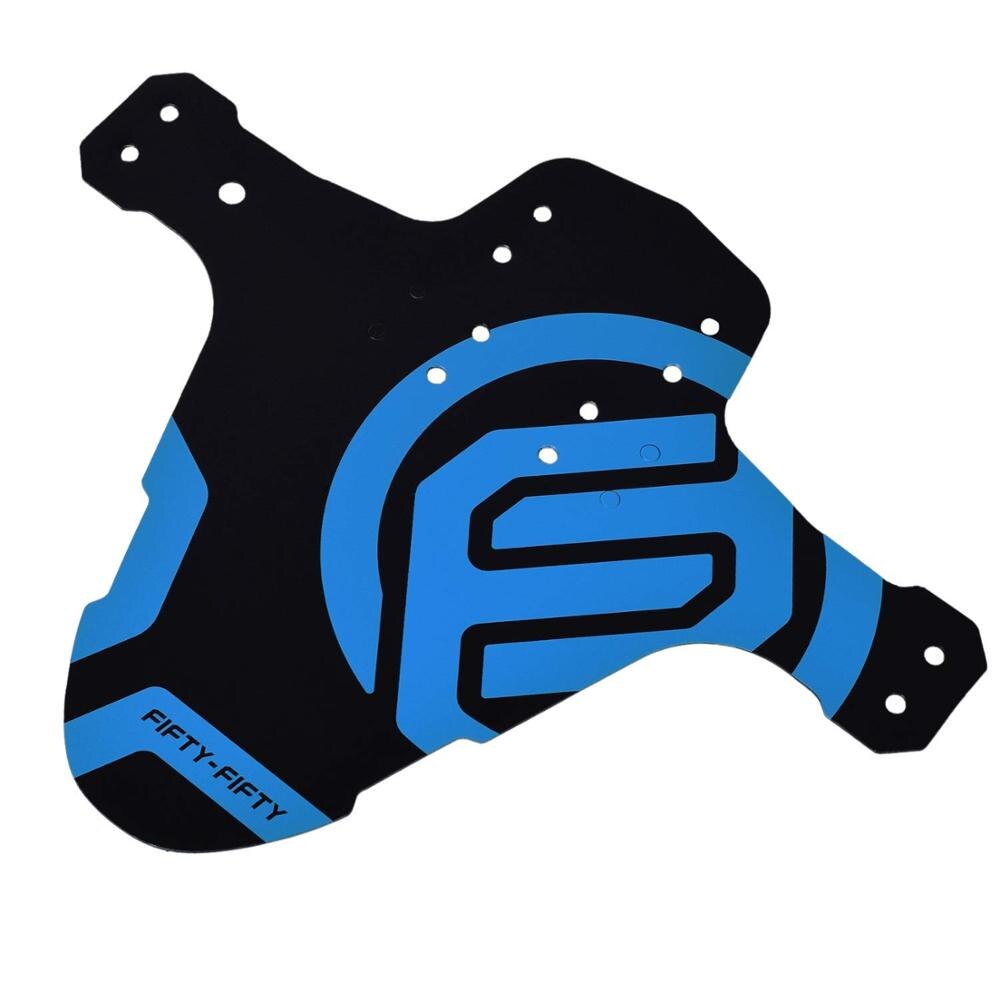 FIFTY-FIFTY Quick Release Mudguard Bicycle Fender Mountain Cycling Front Rear Plastic Bike Accessories MTB Bicycle Parts: Blue