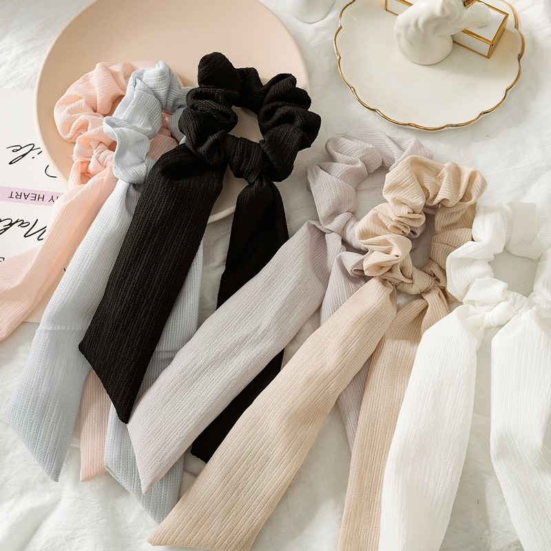pañuelos para el pelo scrunchies diademas Coletero de seda Simple para mujer, cinta elástica suave, banda de goma para el pelo, accesorios para el cabello para niña lazos pelo niña gomas adornos trabas pelo mujer niña