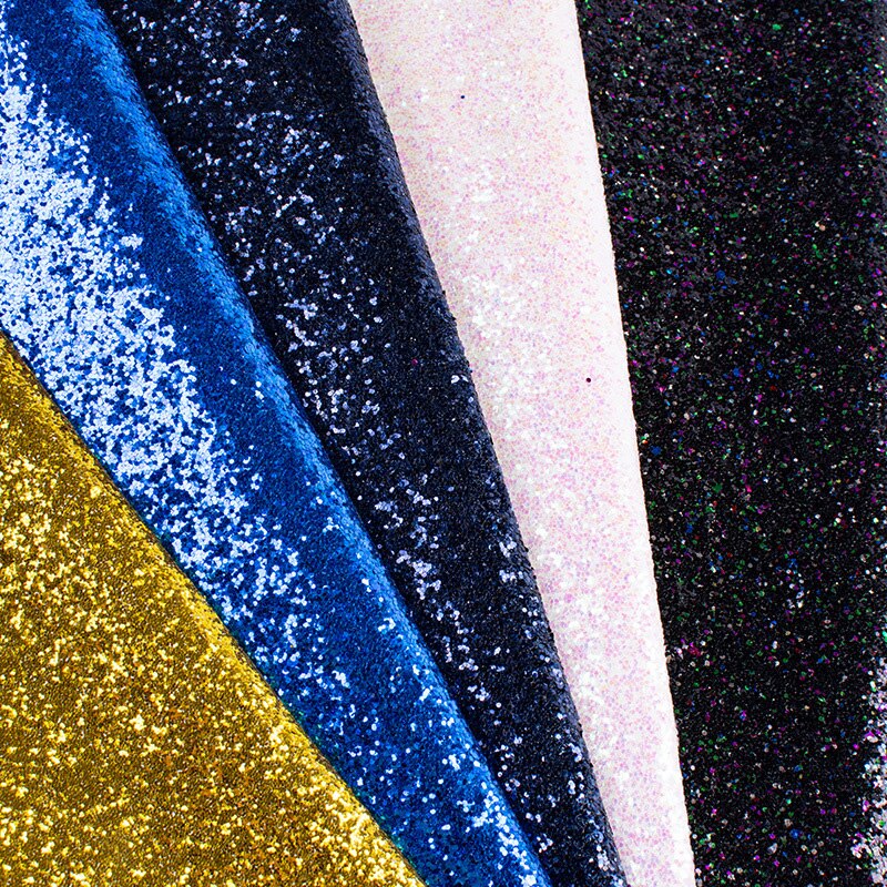 50cm*138cm pailletten glitter imitatieleer stoffen diy handgemaakte naai kleding accessoires benodigdheden