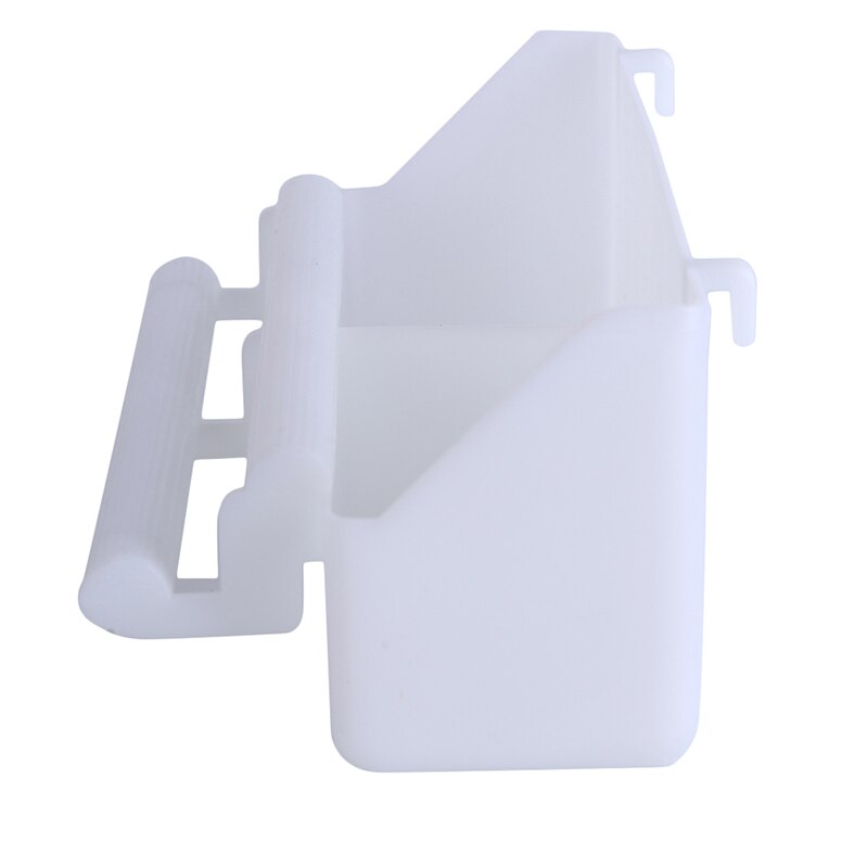 Plastic Bird Pigeons Cage Feeder 2 in 1 Birdcage Food Water Bowl Dual Feeding Cup Bird Parrot Pet Aviary Water box rectangle