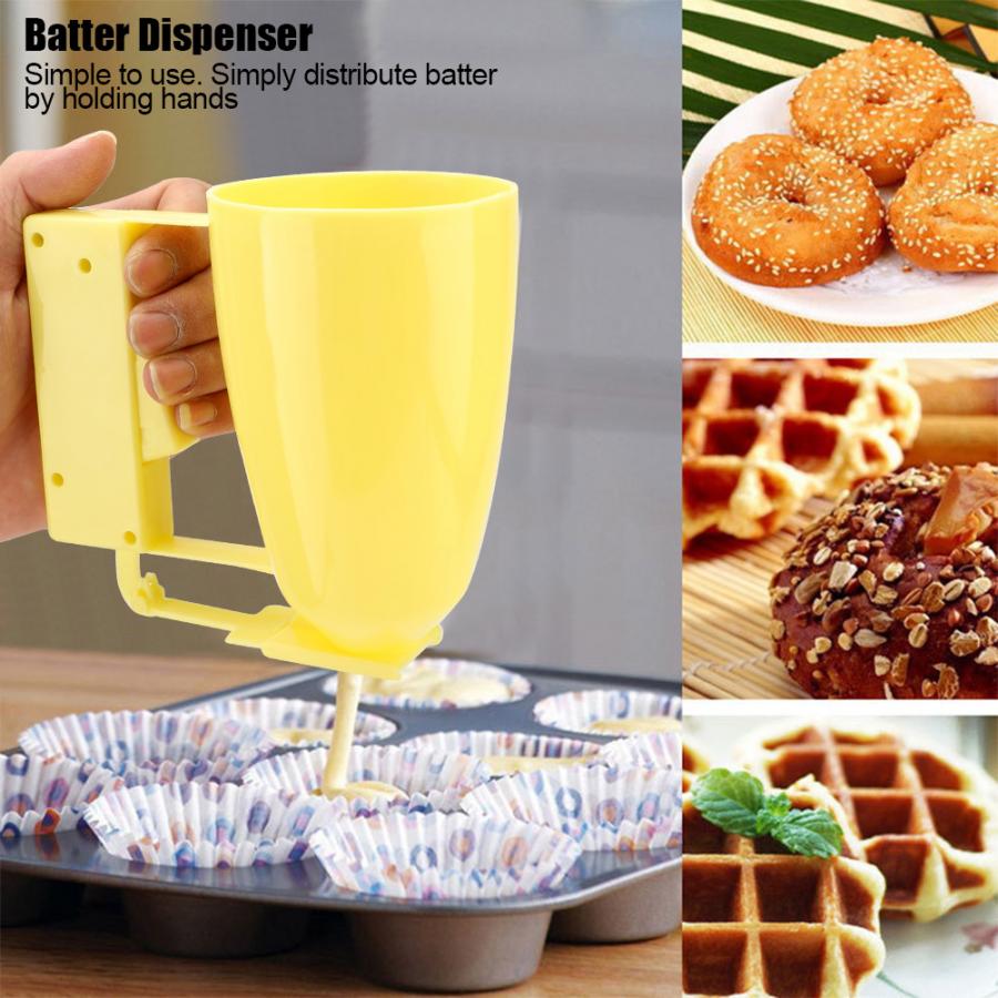 Cracker Pancake Cupcake Batter Dispenser Tool Perfect Voor Wafels Muffin Mix Crepes Broodjes Salade Vorm