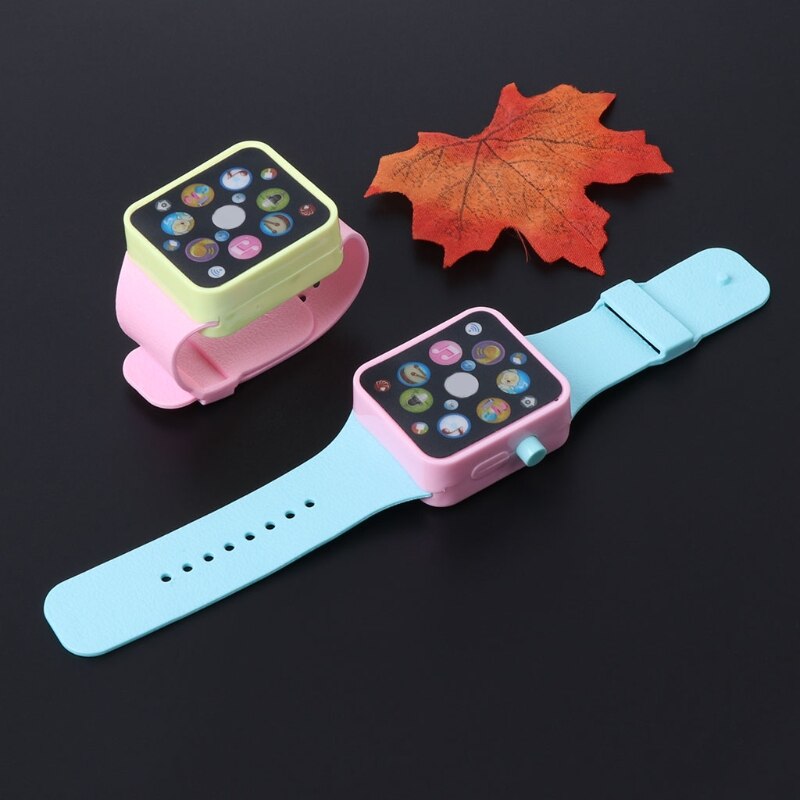 Watch Shape Early Education Music Learning Machine Wristwatch Toy Kids Children Battery Included