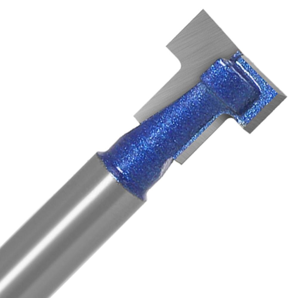 1pc 6mm 1/4 polegadas shank t-slot cortador roteador bit conjunto buraco chave bits hex parafuso t entalho fresa para madeira ferramenta para trabalhar madeira