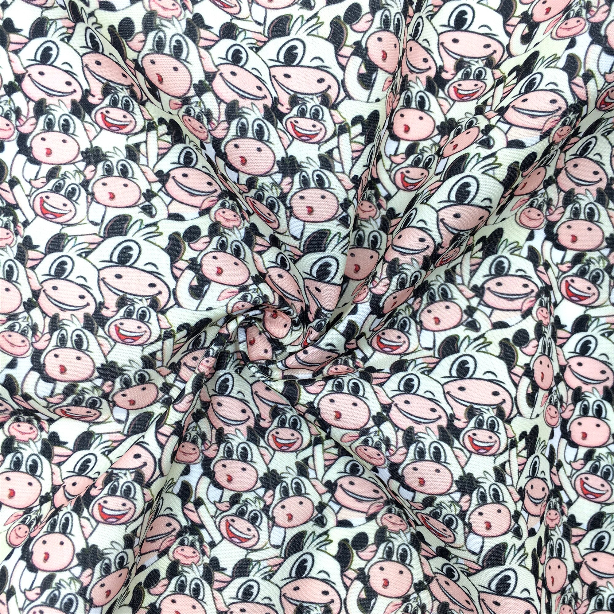 50*145cm Cow Series 100% Cotton Fabric Patchwork Sewing Quilting Fabrics Needlework For Tissue DIY Cloth Sewing Dress,1Yc17436: 1116061