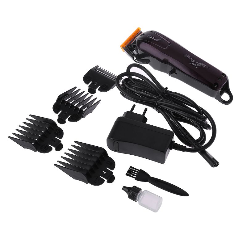 Kemei elektrische wasbare tondeuse oplaadbare tondeuse scheerapparaat scheerapparaat draadloos verstelbare tondeuse km -2600