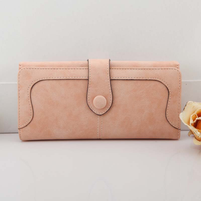 Wallet Women Purse Women Wallets Card Holder Female Long Wallet Women's Coin Purse Card Holder Lady Clutch Purse High Capacity: Upgraded pink