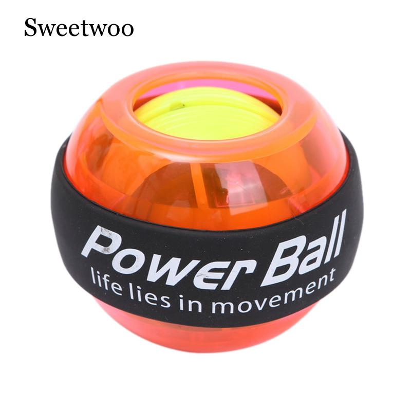 Led handled boll tränare relax gyroskop boll muskel kraft boll gyro arm tränare förstärkare fitness utrustning