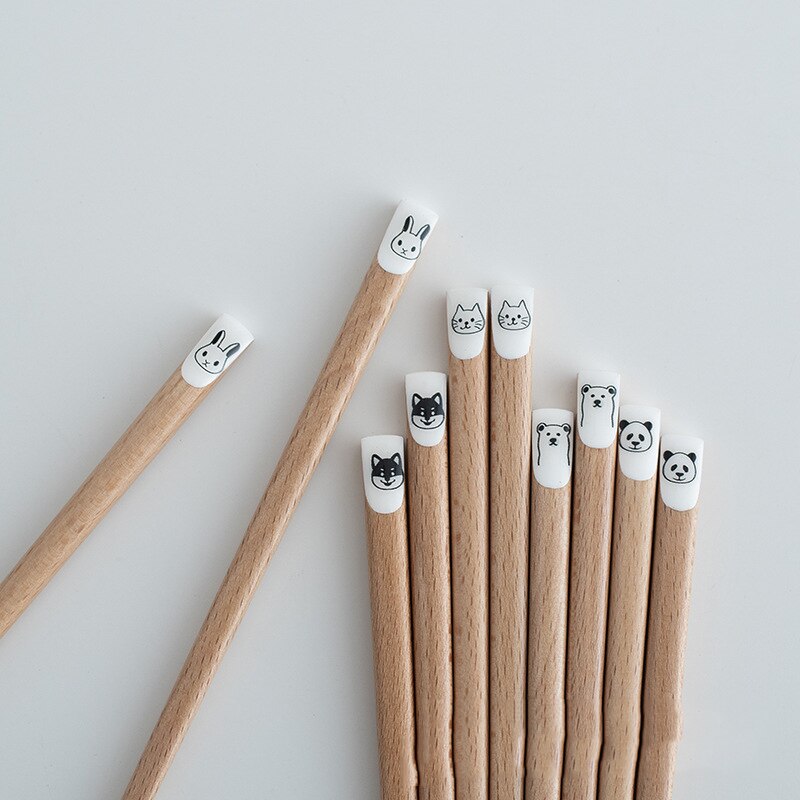 Natürliche Holz Stäbchen Koreanische Stil Nette Ebene aufbringen Stäbchen Umwelt Freundliche Mehrweg Stäbchen