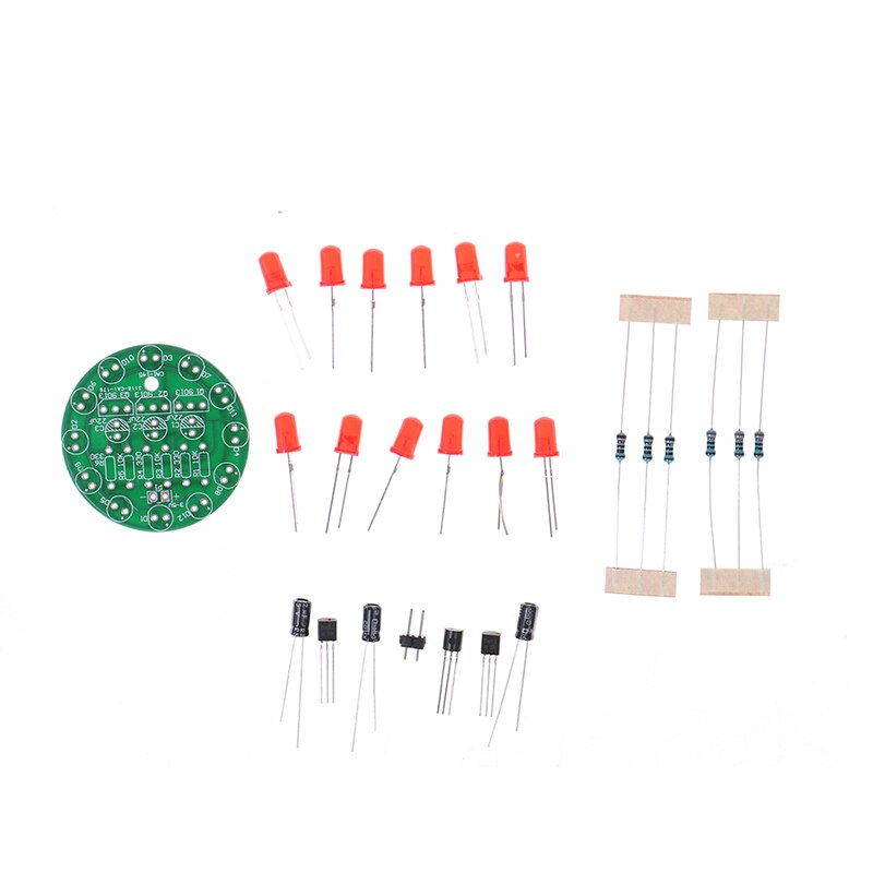 Kit électronique bricolage LED Kit de Production de lumière d'eau ronde pour la formation de compétences