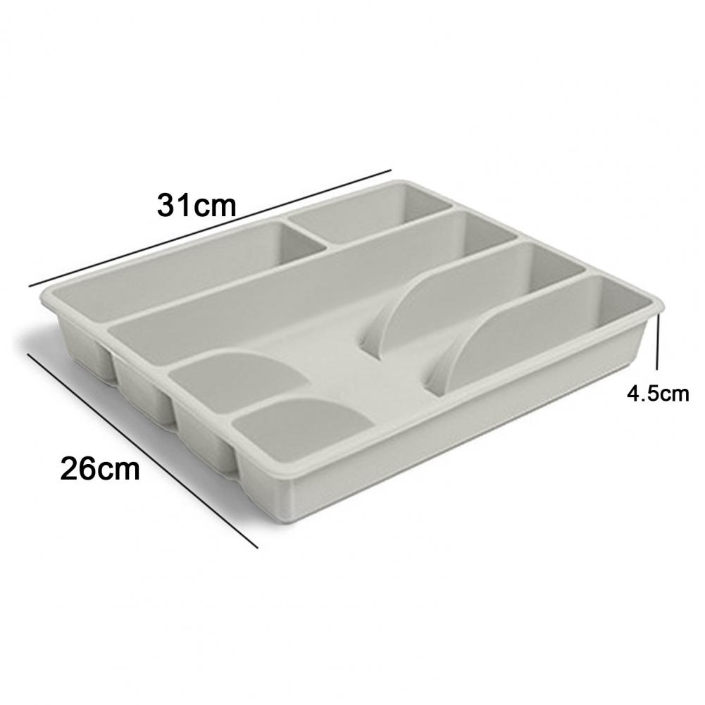 Classificazione della scatola portaposate Vassoio organizer per utensili multiscomparti di grande capacità Cassetto compatto Portautensili