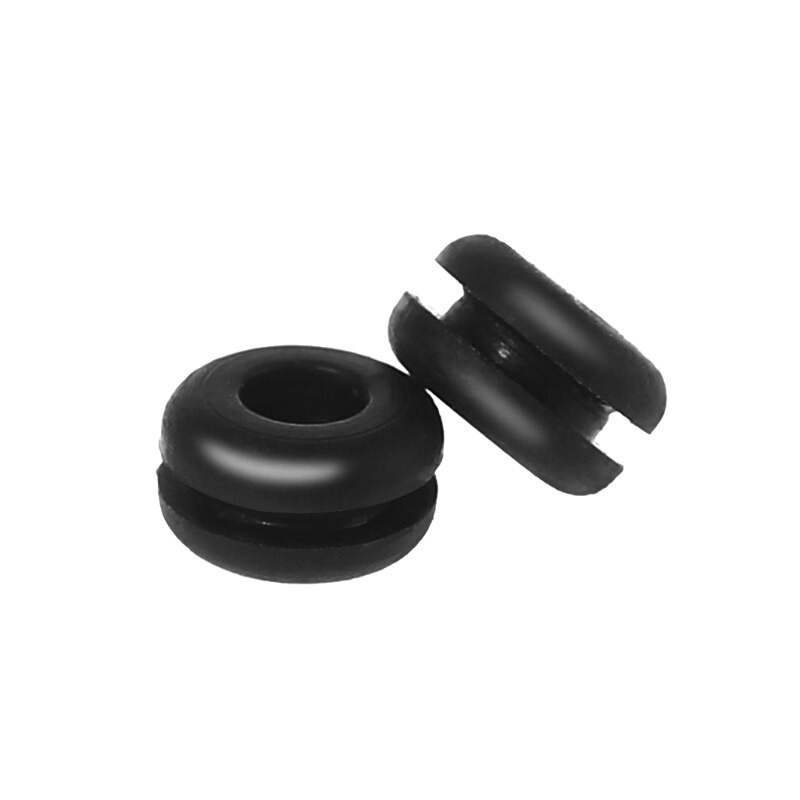 4pcs Bedplate Grommets BLACK Rubber Compatible With SME- 3009 3012 SME- 3009 3012 Base Plate Grommets