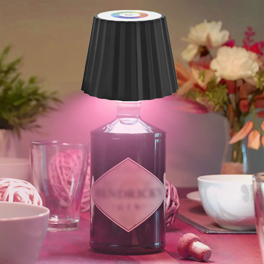 Draadloze tafellamp voor wijnflessen LED-flessenlicht voor gebruik buitenshuis Touch Control Ideaal voor restaurants Bars Festivalfeest