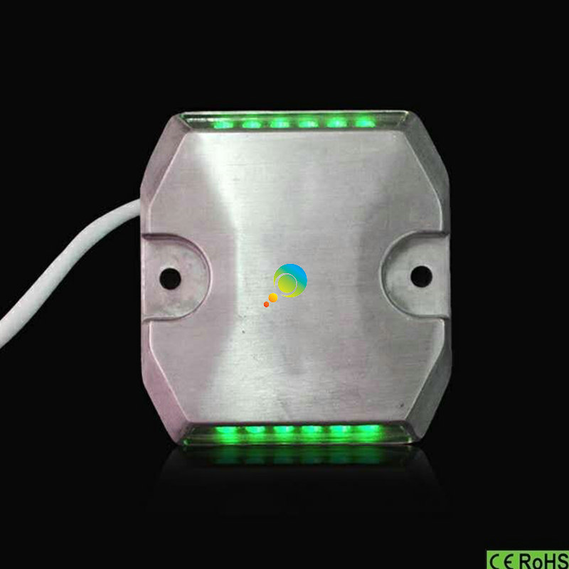 DC24V waterproof tunnel road LED wired road stud parking lots blue LED signal light