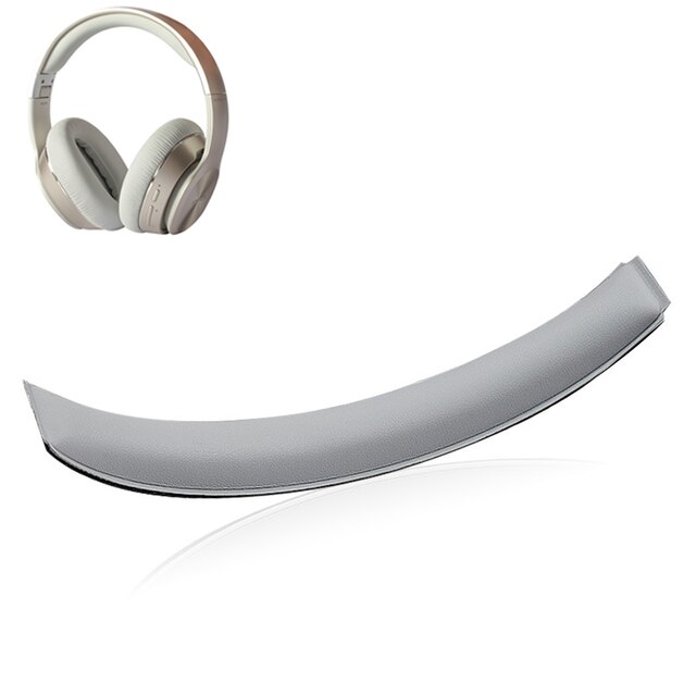 Kutou earpads para edifier w820bt fones de ouvido substituição earpads w828nb espuma almofada earmuffs acessórios se encaixam perfeitamente pele: Headband Pad Grey