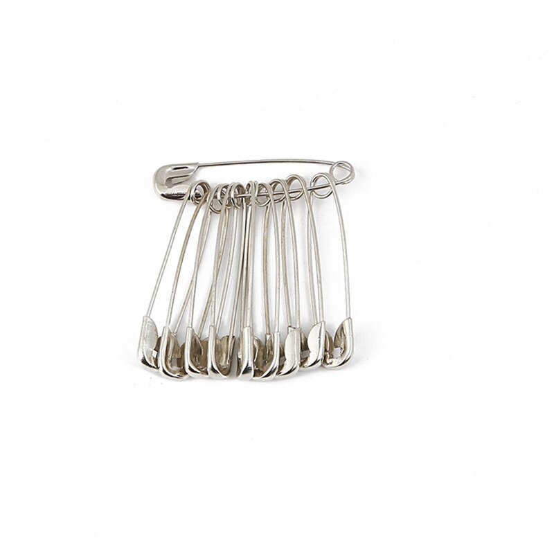 50pcs 5 kinds size Safety Pins DIY Sewing Tools Accessory Silver Metal Needles Large Safety Pin 5BB5960: 1----32mm