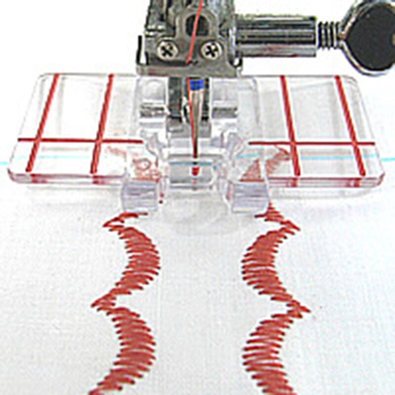 1pc plast parallel symaskine fod nyttig trykfod til symaskine janome sanger sy tilbehør 605