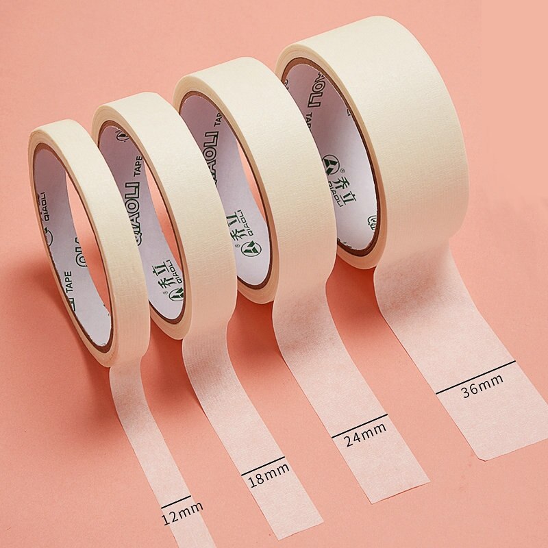 5 Rolls Tekening Afplakband Voor Schilderen Multifunctionele 12Mm/18Mm/24Mm/36Mm Breed washi Tape 13M Jumbobroodje Kunstenaar Tape