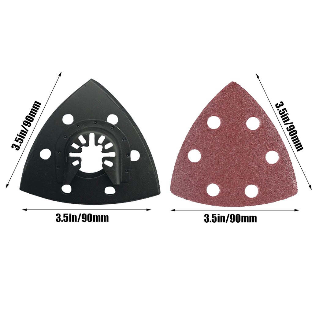 Oscillating Sanding Pad Triangle sanding pad power tool Multitool Oscillating Saw Wood Grinding Abrasive Pad Woodworking Tool