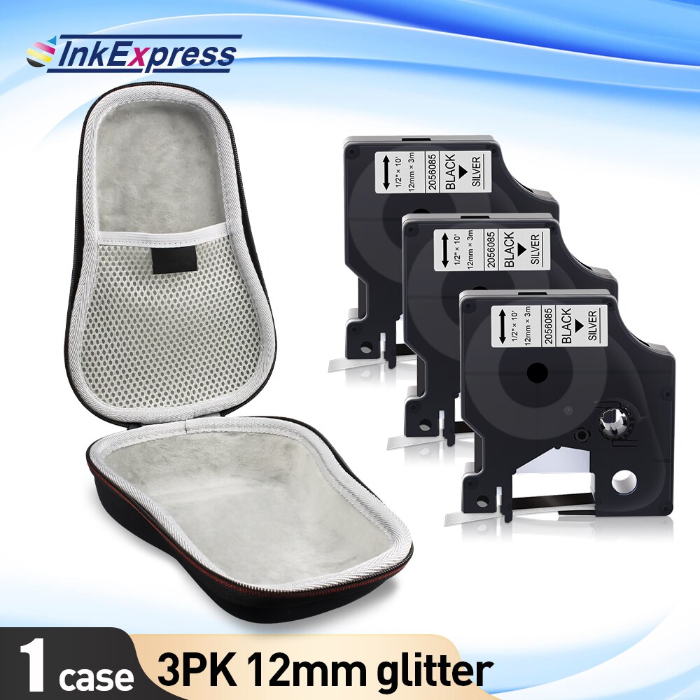 Przenośna drukarka do etykiet skrzynka dla Dymo LabelManager 160 280 drukarka etykiet COLORPOP EVA Box LM160 torba ochronna torba 45013 taśma: 1 Case-Set 16