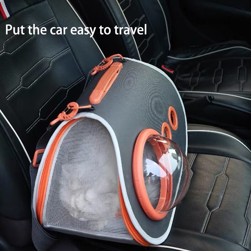 Cat Carrier Bags Breathable Kitten Cat Puppy Travel Outdoor Backpack Pet Transport Bag Car Carrier Seat Safety Bag Pet Supplies