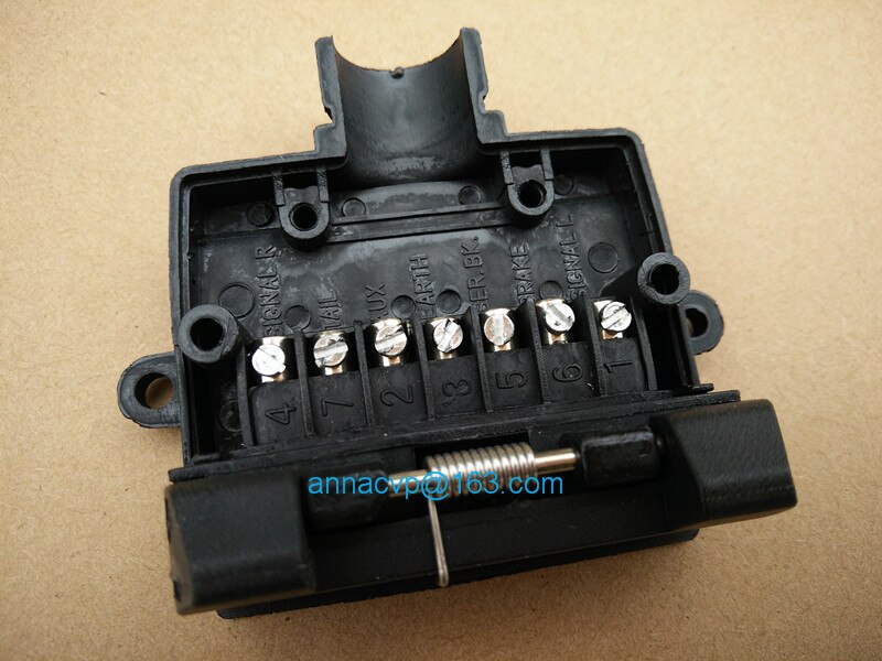 7 pin flat male female trailer connector plug socket /boat/caravan/motorhome/car/auto/truck/RV